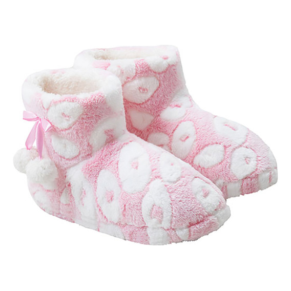 Pantufla Mujer Mujer Botas Rosado Corona