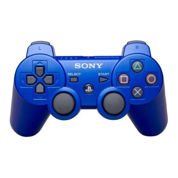 Joystick Playstation 3 Azul O Rojo O Negro + Cable De Carga 