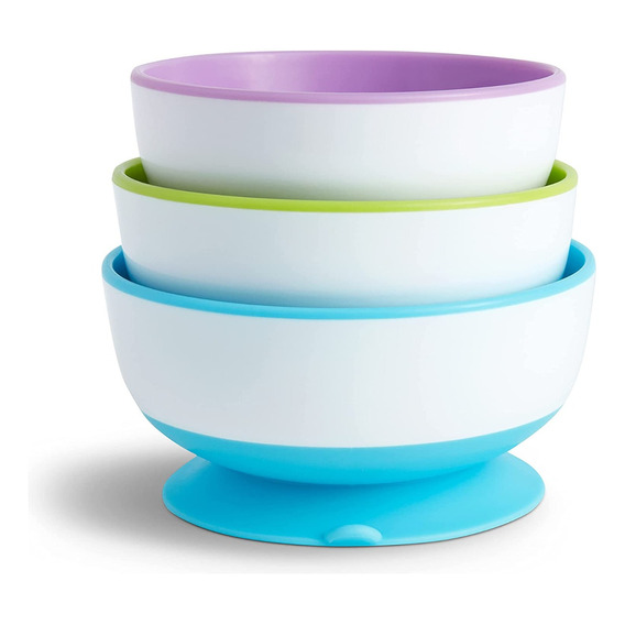 Set De 3 Bowls Con Antideslizante