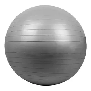 Pelota Yoga Esferodinamia Suiza 65 Cm Gym Pilates Ball Color Gris Cr14773