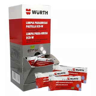 Limpa Para-brisa Em Pastilhas Wurth - Kit C/20 Pastilhas