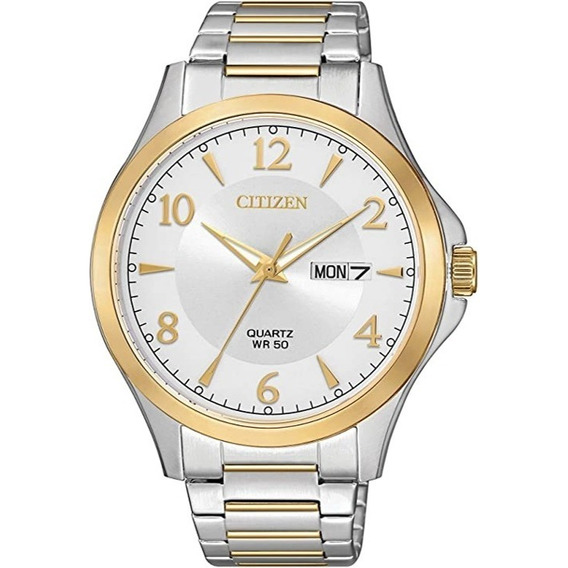 Reloj Citizen 61175 Bf2005-54a Hombre Combinado Full Color del fondo Plateado 61175