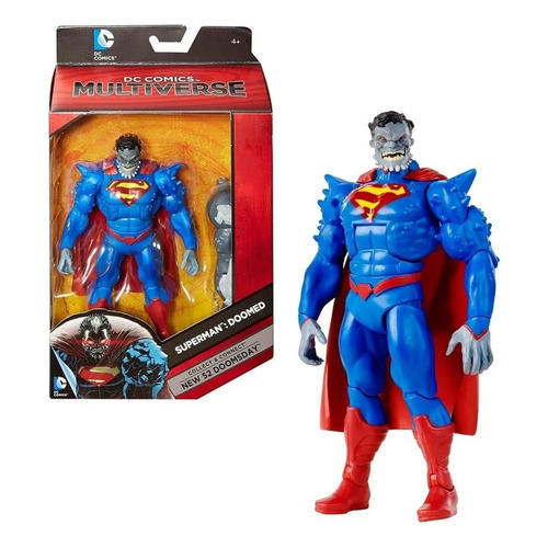 Superman Doomed Dc Multiverse Doomsday Baf Mattel