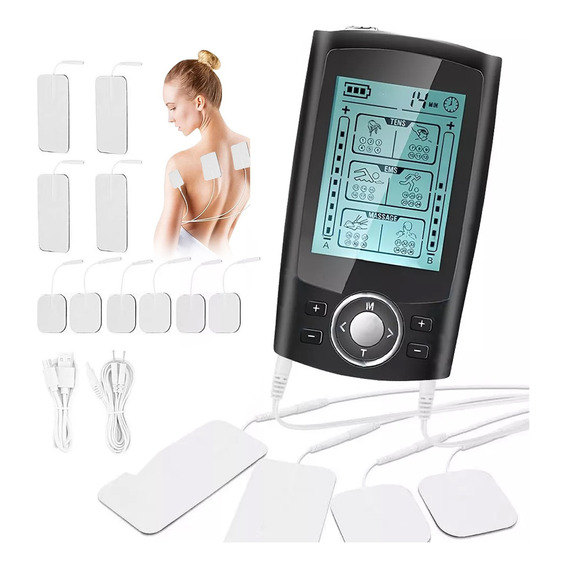 Electroestimulador Tens Ems De Pulso Massage 36 Modos