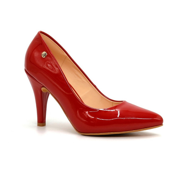 Zapato De Mujer Da22-reyna Rojo.
