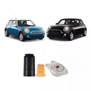 2 Batente Coxim Coifa Traseiro Mini Cooper 2010 Até 2017