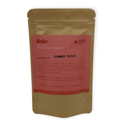 Té Rojo Summer Peach 50g Soy Té