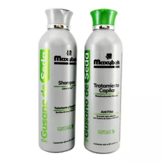 Shampoo+tratamiento Gusano De Seda Maxy - mL a $229