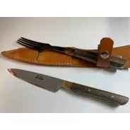 Set Cubiertos Artesanal - La Mulita - (tenedor Y Cuchillo)