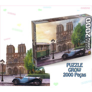 Quebra-cabeça Catedral Notre Dame Puzzle 2000 Peças Grow