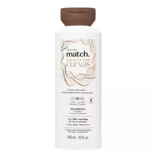 Shampoo Match Ciências Das Curvas 300ml O Boticário