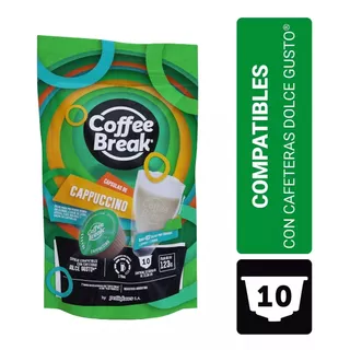 Capsulas Coffee Break Compatible Dolce Gusto X10 U Capuccino