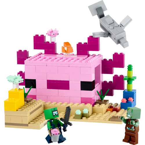 Kit De Construcción Lego Minecraft La Casa-ajolote 21247 3+ Cantidad de piezas 242