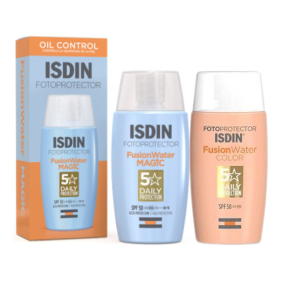 Duo Isdin Fusion Water Oil Control S/ccolor + C/color