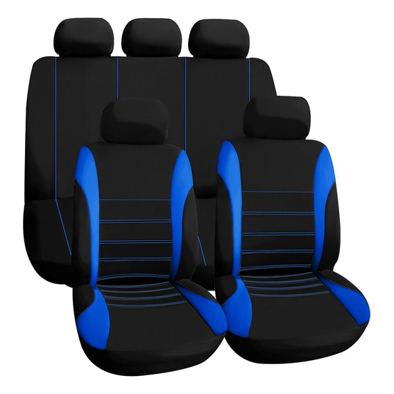 Set Funda Universal Cubre Asiento Automóvil 10 Piezas Coche