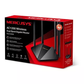 Router Mrecusys Mr30g V1 Ac1200 Wireless Dual Band Gigabit Negro 110v/220v