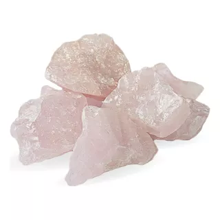 Quartzo Rosa Pedra Natural Bruta 250g  Amor Equilíbrio Paz