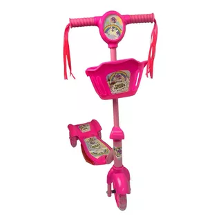 Brinquedo Patinete Infantil Plástico E Metal Com Luz E Som