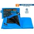 Lona multiuso Truper LT-34Z impermeable de 3m x 4m color azul