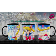 Taza Borde Color Alusiva De Sailor Moon Sailor-002