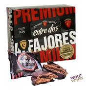 Alfajor Premium Entre Dos - Caja X12 Ud Chocolate Negro