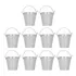 Flower Pot 10pcs Mini Succulent Plant Small Metal
