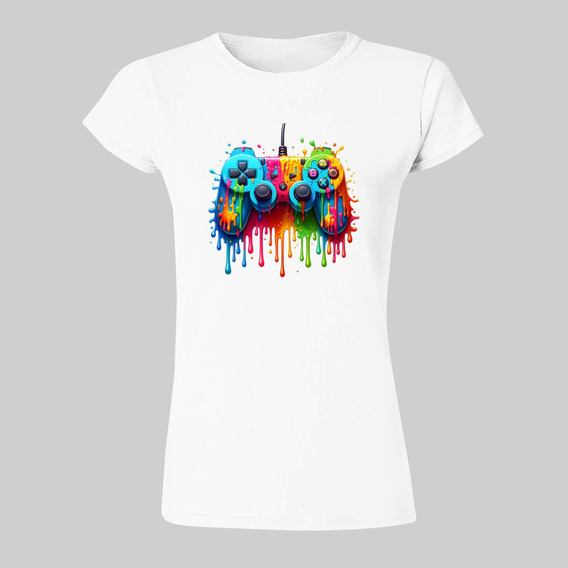 Playera Mujer Gaming Psicodélico 000085b