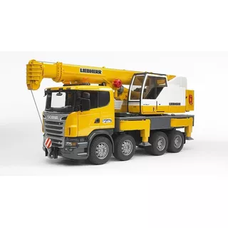 Scania R Series Liebherr Crane Truck - Bruder Personaje Foto