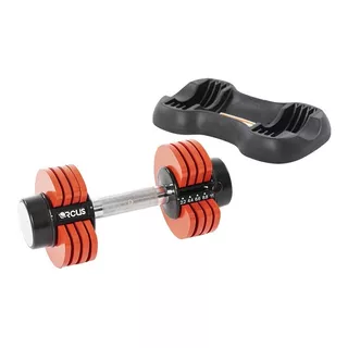 Mancuerna Ajustable Dumbbell 11kg Con Base Orcus 