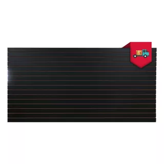 Tumin Exhibipanel - Panel Ranurado 244x122cm Negro
