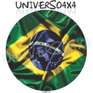 Capa Estepe Ecosport Crossfox Aircross Bandeira Brasil M-12