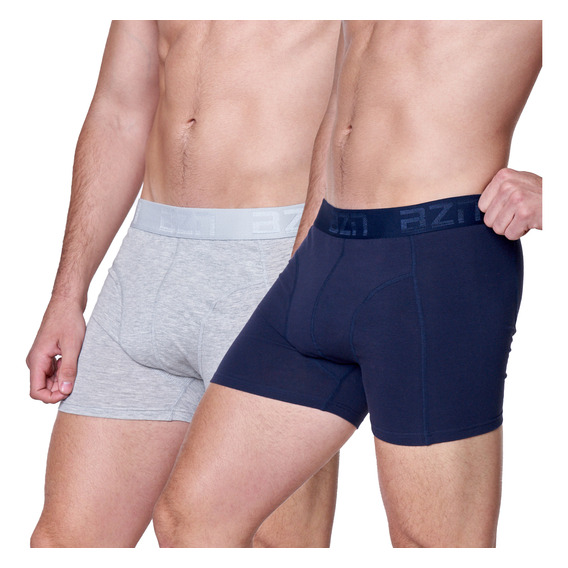 Pack2 Boxer Algodón Lycra Hombre 5423