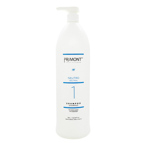 Primont Neutro Ph Balanceado Shampoo Grande Cabello