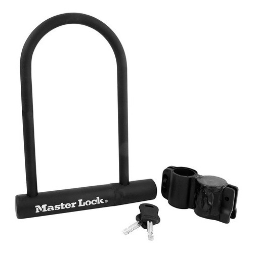 Master Lock Candado En U Fusión 15.5 X 20 Cm Color Negro