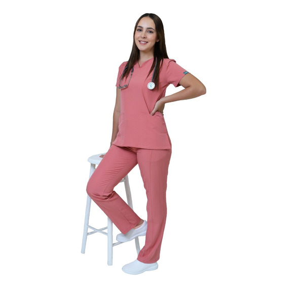 Conjunto Médico P/ Dama Repelente A Fluidos Ana Isabel Ev-04