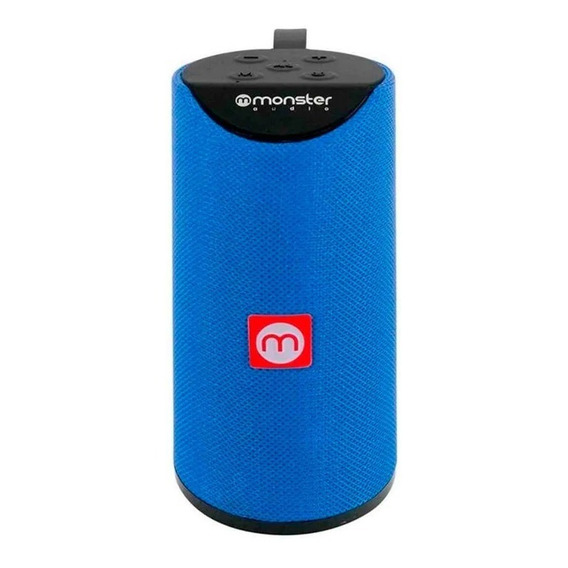 Parlante Monster Bluetooth Anti Salpicaduras Azul Fj