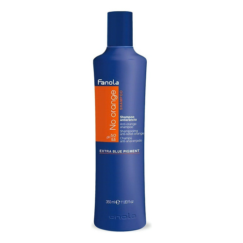Shampoo  Matizador Fanola No Yellow Profesional 350ml Orage Ideal Para Cabello Gris