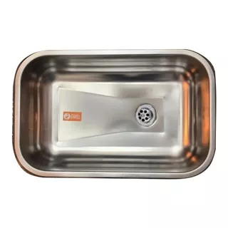 Bacha Cocina Simple Ariel 4304 Acero Inoxidable Aisi 430 Gris