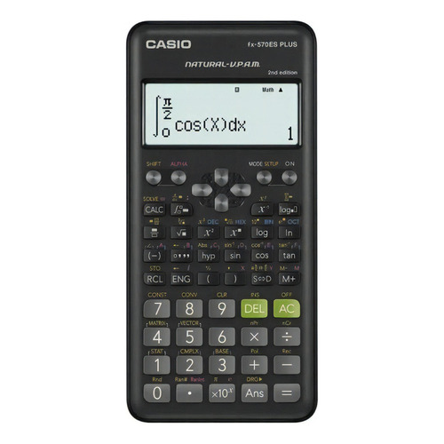 Calculadora Casio Fx570 Es Plus 2 Generación Color Negro