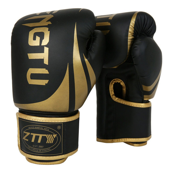 Guantes De Boxeo Profesional De Alta Calidad Velcro 10-16 Oz