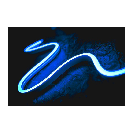 Manguera Tira Luces Neon Led Flexible 5 Mts Colores Ip65 Color de la luz Azul