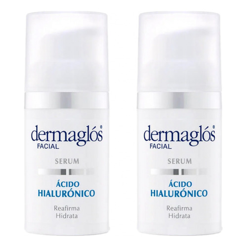 Sérum AH Dermaglós Facial día/noche para todo tipo de piel de 30mL- pack x 2 unidades