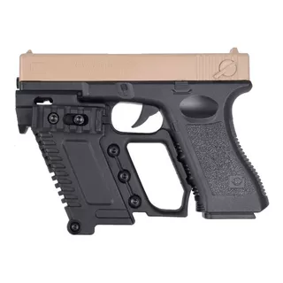 Montura Glock 17 18 19 Carabina Empuñadura Porta Cargador 