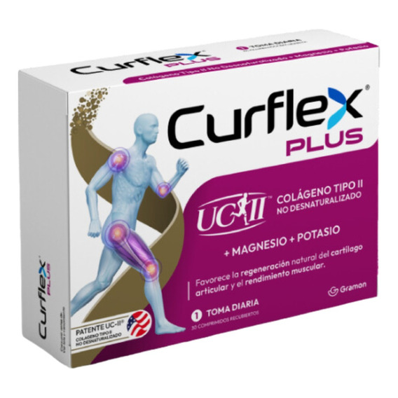 Curflex Plus Colágeno + Magnesio + Potasio X 30 Comprimidos