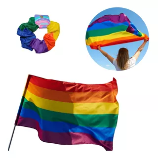 Bandera Lgbt Pride Orgullo Gay Arcoiris Grande