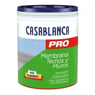 Membrana Liquida Casablanca Pro Techos Y Muros 20k Color Blanco