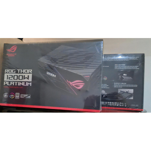 Fuente Rog Thor 1200w Platinum Color Negro