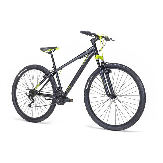 Bicicleta Mercurio Mtb Kaizer R29 Color Negro mate/Verde neón Tamaño del cuadro Talla única M