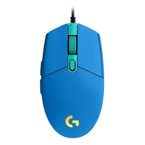 Logitech G203 Lightsync, Mouse Gamer Rgb / 8000dpi - Azul