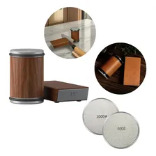 Afilador Cuchillos Rodillo Diamante Soporte Iman 400/600gr Marron Madera